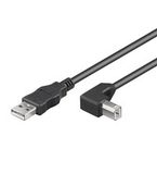 Goobay 5m USB 2.0 A/B Kabel Zwart
