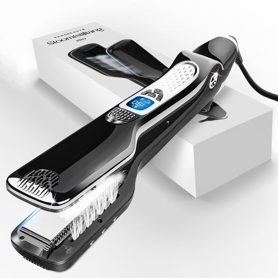 Sansbeauté® Stoomstijltang - Zwart