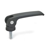Ganter Normelemente Excentrische spanner met schroef - 927-101-M10-25-B-B