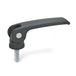 Ganter Normelemente Excentrische spanner met schroef - 927-101-M10-25-B-B