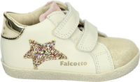 Falcotto ALNOITE - Hoge sneakers - Leer/textiel - Wit/beige - Maat 22