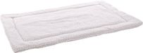 Flamingo Hondenkussen – Benchkussen – Hondenkussen 116 x 69 cm – Geschikt voor hondenbench en kattenkussen – Flamingo Jacquard Rechthoekig Grijs