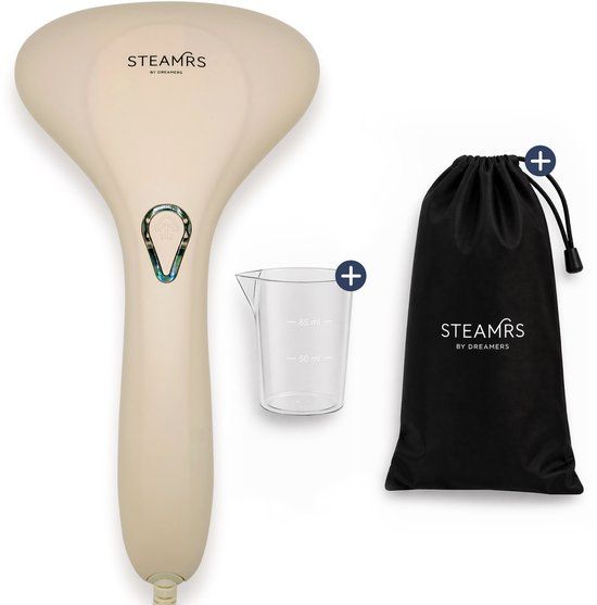 Steamrs By Dreamers STEAMRS - Krachtige Luxe Kledingstomer - Handstomer - Zand - Nude/Zand met chique matte rubber finish