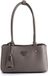GUESS Meridian II Shoulder Satchel Bag Dark Taupe