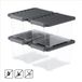 Rotho CORE Pro - opbergboxen - set van 4 - stapelbaar - 15 ltr