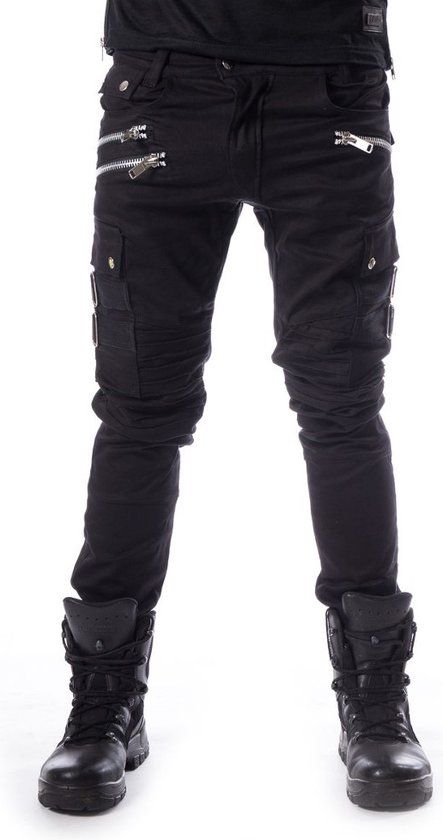 Chemical Black Anders Heren Stoffen broek - zwart - W32L34