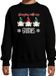 Bellatio Decorations Kersttrui/Sweater voor Kinderen - Kerst Kabouter/Gnoom - Zwart - Gnomies 170/176