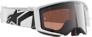 Alpinestars Supertech Corp Goggle – Blanc Miroir Argent