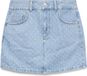 VERO MODA VMNANCY HW MINI JUPE EN JEAN Exp Bleu