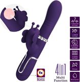 PRETTY LOVE Vibrateur Lapin Multifonction 4 en 1 Papillon Violet