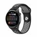 By Qubix Qubix - Sport Edition siliconen band - Zwart + grijs - geschikt voor Huawei Watch 5 - 46mm