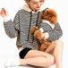 Bijpassende kleding voor honden en eigenaren: hoodie voor mama, papa, hond, apart verkrijgbaar, gestreepte truien voor kleine honden, katten, honden, katten, honden, verjaardagsoutfits