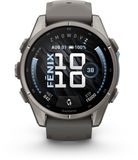 Garmin fēnix 9 - 43 mm - Multisport GPS Smartwatch - AMOLED-scherm - Titanium afwerking - Batterijduur tot 10 dagen
