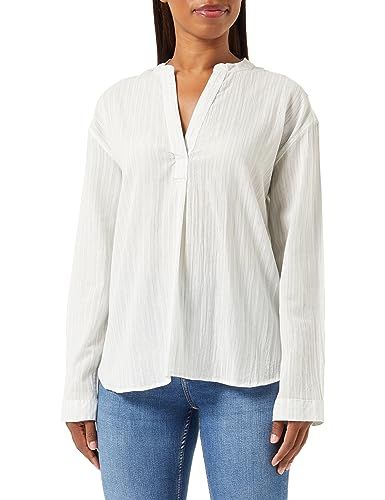 TILDEN Dames blouse shirt - lichtblauwe strepen - M