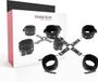 DARKNESS BONDAGE Hogtie Set Black Kunstleer 6-delig