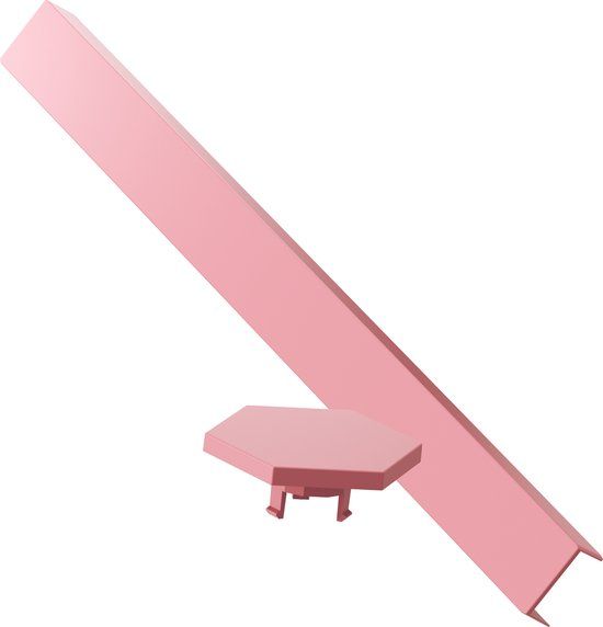 Nanoleaf Lines 60 Degrees Skins - Snap-on Covers - Roze - 9 Stuks
