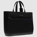 Piquadro Sacoche ordinateur portable / Sac de travail - Femme - 15.6 pouces - Cuir - Blue Square - Noir