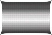 vidaXL Voile d'ombrage 4 x 5 m HDPE Rectangulaire Anthracite et Blanc