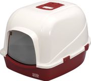 Laroy Group Ebi Kattentoilet Eclipse Rood - Gesloten Kattenbak met Koolfilter - 56x70x46cm
