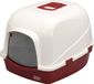 Laroy Group Ebi Kattentoilet Eclipse Rood - Gesloten Kattenbak met Koolfilter - 56x70x46cm