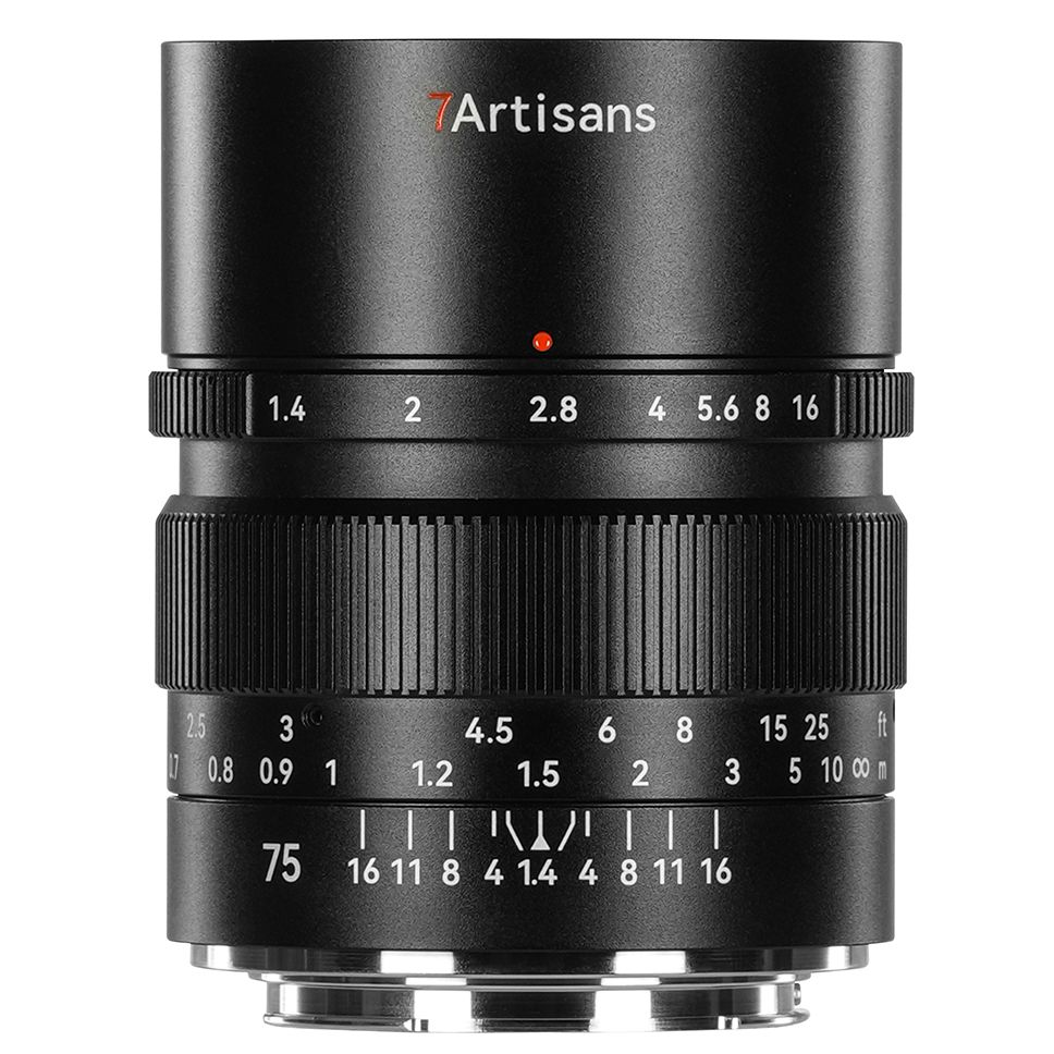 7artisans 75mm f/1.4 L-mount - Zwart