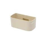 KalaMitica - Magnetische pennenhouder, markeerhouder, bloempot - Container voor magneetbord, koelkast en ander magnetisch oppervlak - 13,8 x 6,7 x 5,7 cm - Ivoor