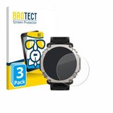 BROTECT Screenprotector 3 Stuks voor Huami Amazfit T-Rex Ultra 2 Beschermglas Transparant