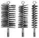Set de 3 brosses de cheminée en fil d'acier pour un nettoyage efficace