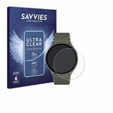 Savvies Screenprotector voor Samsung Galaxy Watch 7 (44 mm) - Folie Beschermfolie transparant 6 Stuks