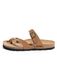 Bayton Teenslippers 'TRIADE' camel / sand / zwart