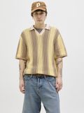 JACK&JONES JORACAPULCO STRIPED KNIT POLO SE25