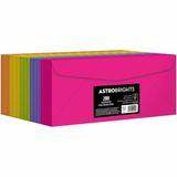 Astrobrights Kleur 10 enveloppen, 4,1 "x 9,5", 24 lbs/89 GSM, Happy 5-kleuren assortiment, 200 Pack (92109)