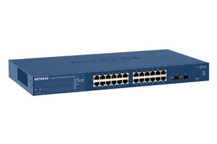 NETGEAR GS724T - Managed L3 Gigabit Ethernet Switch - 24 Port - Blue