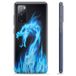 Dragon Feu Bleu Coque Samsung Galaxy S20 FE en TPU