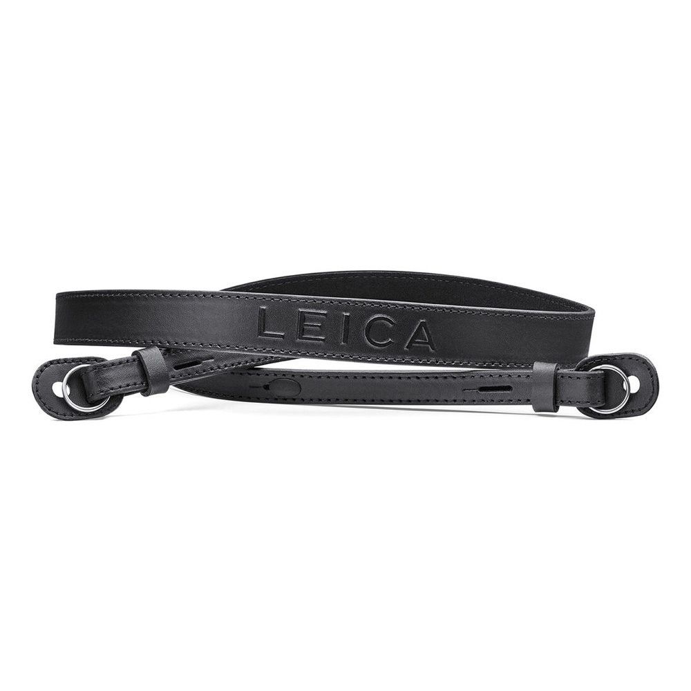 Leica 18553 Leather Carrying Strap - Black