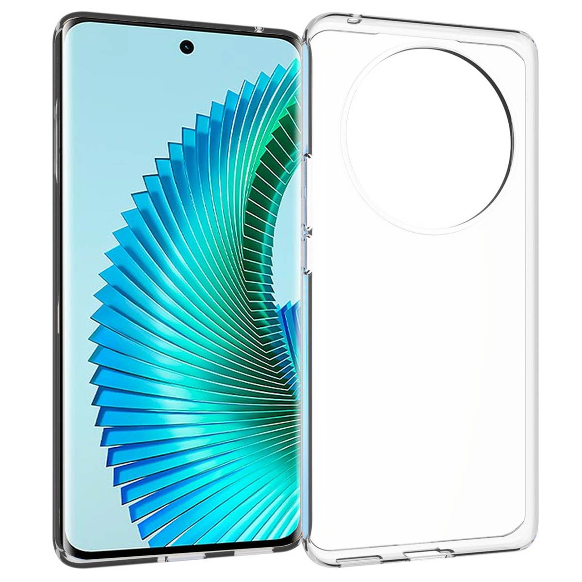 Accezz Clear Backcover voor Honor Magic 6 Lite - Transparant - TPU Hoesje