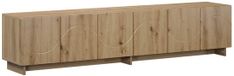 vidaXL Meuble TV 180 x 34,5 x 40 cm Chêne artisanal