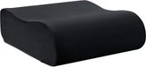 vidaXL - Zitkussen - Effen - Zwart - 40 x 40 x 13 cm - PU Schuim