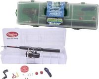 GAME ON FISHING Gof Visset - 15-delige tacklebox + hengel - 14 x 46 x 78 cm