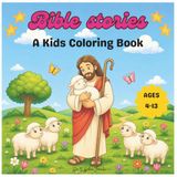 Bible Stories: A Kids Coloring Book