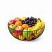 Point-Virgule Wire Fruitschaal Metaal Zwart Ø 30cm H 13cm