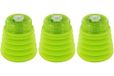 KUM - puntenslijper met opvangbakje Softie 221 M1, groen, set van 3