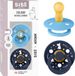 Moomin x BIBS Colour Fopspeen - 6-18 mnd - 2-pack - Rond - Breeze/Deep Space