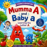 Mumma Letters & Baby Letters Adventures- Mumma A and Baby a