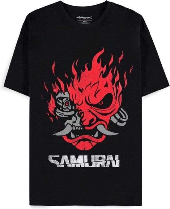 Cyberpunk Samurai - Bandmerch Heren T-shirt - zwart - S