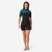 O'Neill Shorty de surf 500 1,5mm back zip manches courtes Femme - Mirage Noir