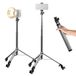 NEEWER BASICS Rollende lichtstandaard met 1/4 inch schroef en telefoonhouder