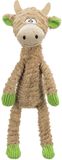 Trixie Honden Speelgoed Koe Pluche Touw 50 cm