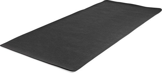 VirtuFit Premium Universele Vloermat - Beschermmat Fitnessapparatuur 230 x 90 x 0,7 cm - Zwart