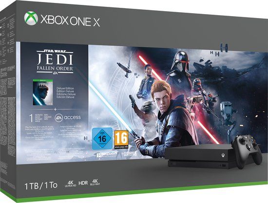 Microsoft Xbox One X 1TB Console + Star Wars Jedi: Fallen Order